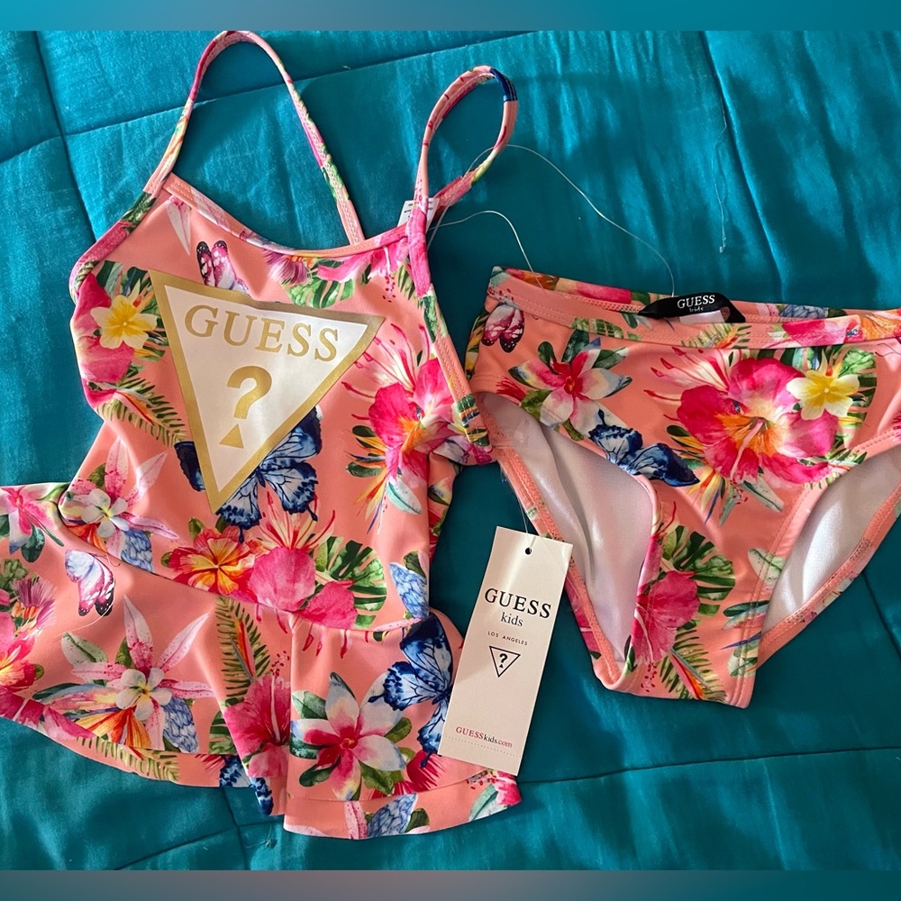 Guess brand toddler size 4-6x bathing suit